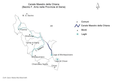 Canale Maestro della Chiana - clicca per ingrandire