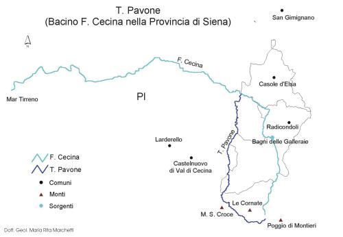 Bacino del Torrente Pavone - clicca per ingrandire